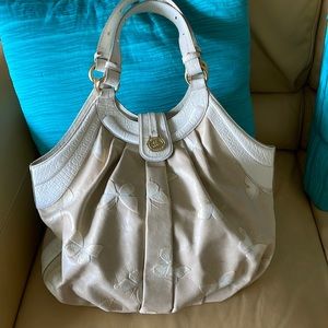 Brahmin Handbag with Butterflies